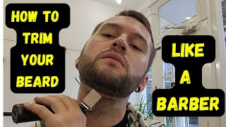 How to maintain your beard in between visits to your barber [upl. by Lyndel588]