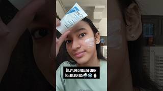 HONEST Cera ve moisturizing cream REVIEW❄️ skincare ashortaday cerave cetaphil [upl. by Nahtnanhoj]