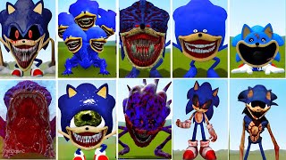 EVOLUTION OF NEW SONIC EXE TAPES SMILING CRITTERS POPPY PLAYTIME CHAPTER 3 In Garrys Mod [upl. by Edgell]