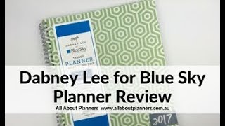 Dabney Lee for Blue Sky  Weekly Planner Review [upl. by Claresta]