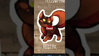 Warrior cats deathsreally dont know what to do at this point [upl. by Eiffe439]