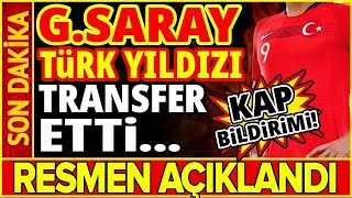 GALATASARAY MİLLİ YILDIZ İLE ANLAŞTI RESMEN AÇIKLANDI [upl. by Giannini929]