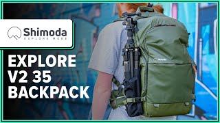 Best Camera Backpack Shimoda Explore V2 35 Backpack Review 2 Weeks of Use [upl. by Lindo]