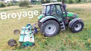 Broyage  Desvoys  Deutz Fahr [upl. by Issim]