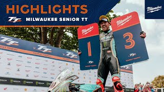 Milwaukee Senior TT  Highlights  2023 Isle of Man TT Races [upl. by Llemej504]