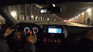 Tunnel Run in Straight Piped BMW M6 V10  Brutal Sounds [upl. by Statis]