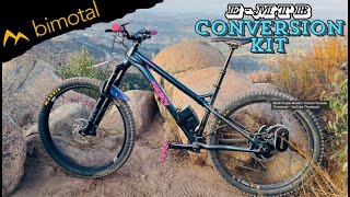 Turning my Hardcore Hardtail into an eMTB  Bimotal Elevate EBike Conversion Kit Review [upl. by Lori174]