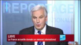 Michel Barnier à propos dune intervention française en Libye [upl. by Virginia]