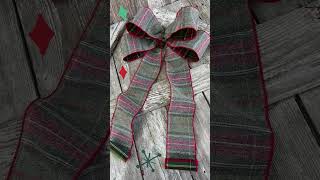 How to make a 4quot Ribbon bow by hand [upl. by Eitsim903]