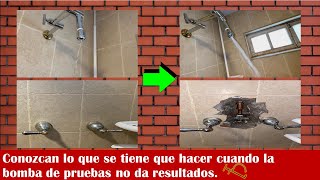 Esta vez tuvimos que romper la pared para destapar una regadera o ducha con poca presión de agua [upl. by Aven]