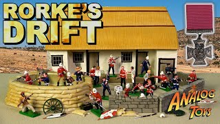 Rorke’s Drift  Zulu War Toy Soldiers from Trophy Miniatures of Wales Collection [upl. by Yelsnya]