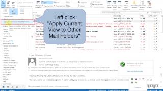 How to Change Color of Unread Messages In Inbox Outlook 2013  by Turner Time Management [upl. by Arriek]