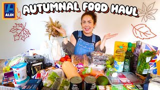 Autumnal Aldi Food Haul With Prices UK  Cosy Grocery Haul September 2024 [upl. by Tenrag14]