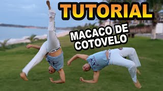 Tutorial capoeira Macaco de cotovelo  Elbo Macaco  Macaco com antebraço Aprendendo florear 20 [upl. by Eahsat]