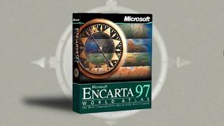 Microsoft Encarta World Atlas 97 presentation Windows 1996 [upl. by Fae]