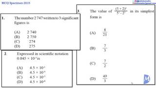 Demo Etests  12amp3  Computation  CXC CSEC Mathematics  Specimen Paper 2015 [upl. by Ulah]