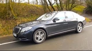 Mercedes SClass S500 V8 review test drive Mercedes W222  Neue Mercedes SKlasse Testfahrt [upl. by Dao858]