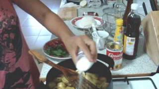 Green Curry Shrimp Stir fried Shrimp  Thai Food Recipe [upl. by Sherard]