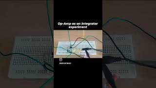 Opamp as an integrator experimentPhysics [upl. by Isidro708]