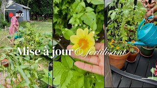 On parle fertilisant amp une mise à jour du jardin 🌱 [upl. by Erde]