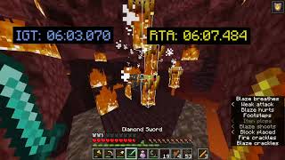 minecraft 116 rsg speedrun personal best 1050 [upl. by Wadlinger]