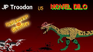 TellTale Troodon Vs Novel Dilophosaurus [upl. by Nnoved]