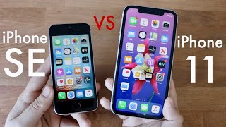 iPhone 11 Vs iPhone SE SPEED TEST 2020 [upl. by Acnaib84]