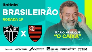 ATLÉTICO X FLAMENGO AO VIVO NA ITATIAIA  REACT DO BRASILEIRÃO  RODADA 17 [upl. by Ettebab83]