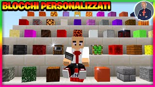 COME AVERE I BLOCCHI PERSONALIZZATI SU MINECRAFT PS4 SWITCH XBOX PE PS5 BEDROCK [upl. by Adimra]