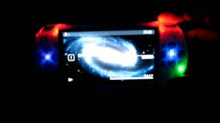 PSP mod 3 by Hawk glow in the dark mod with sound reactive triggers and UV button lights [upl. by Frederick]