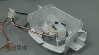 Whirlpool Refrigerator Replace Evaporator Fan Motor W10276647 [upl. by Doownyl]