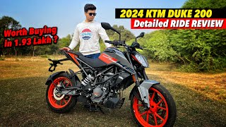 2024 KTM Duke 200 Ride Review  Worth Buying 200cc Bike under 2 Lakh [upl. by Atenaz]