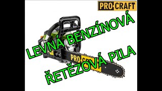 Benzínová řetězová pila Procraft GS58X [upl. by Ytirahc]