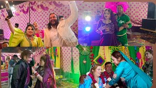 mehndi raat bindora part 2trending dancevideo shweta bisaiya vlogs👍🥰😘 [upl. by Haas862]