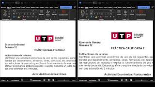 UTP S12 ECONOMIA GENERAL  PRACTICA CALIFICADA 2 DESARROLLO PERSONALIZADO 949530705 [upl. by Haroved]