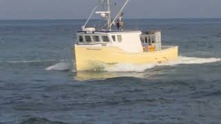 Boat  The Knucklehead Approaches The Manasquan Inlet [upl. by Paolo371]