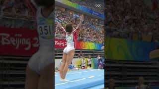 Oksana Chusovitina through the years Shorts [upl. by Omsoc]