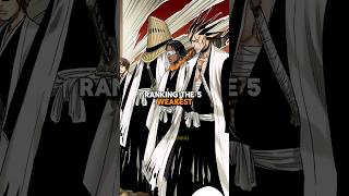 5 Weakest Captains in SS Arc bleach bleachanime anime [upl. by Nirrol350]