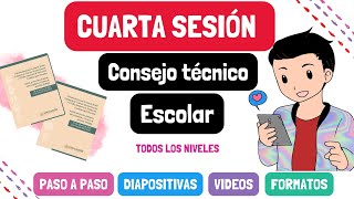 CUARTA SESIÓN DE CONSEJO TÉCNICO ESCOLAR  MATERIALES DIAPOSITIVAS Y VIDEOS  TODOS LOS NIVELES [upl. by Letnahc]