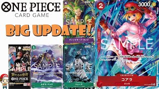 Big PRB01 Update Stunning New Alternate Arts Officially Revealed One Piece TCG News [upl. by Gauntlett]