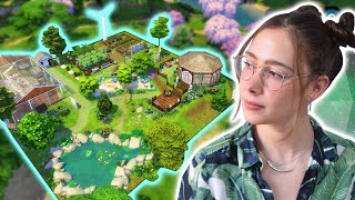 ECO LIFESTYLE COMMUNITY GARDEN MARKET amp CRAFTING SPACE  The Sims 4 Community Lot Speed Build [upl. by Ellenahc]