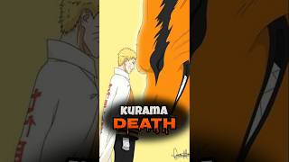 Kurama death in Naruto 😭  kurama death  Naruto shippuden kurama anime [upl. by Zilevi]