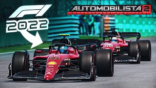 LES NOUVELLES F1 2022 DANS AUTOMOBILISTA 2 [upl. by Asilanna869]