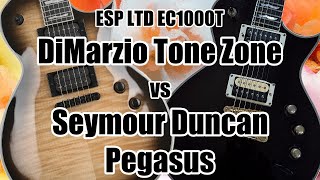 DiMarzio Tone Zone vs Seymour Duncan Pegasus [upl. by Calypso]