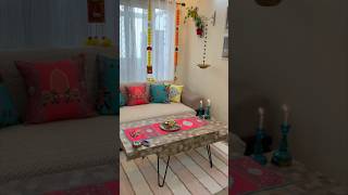 Festive MYNTRA Living Room Decorating Ideas meesho livingroom myntrahaul viralvideo homedecor [upl. by Baum]