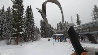 Skiing Cranmer Trail at Winter ParkTop To Bottomlovely ski day with POW [upl. by Endo76]