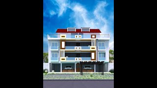 Building design  ১তলা বাড়ির ডিজাইন  Building Design Studio [upl. by Yruy]