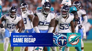 Titans offense OVERCOMES Leviss departure amp defeats Dolphins score 30 for first time since 2021 [upl. by Chiaki380]