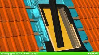 FAKRO roof windows  EZV flashing [upl. by Nylevol]