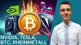 Tesla Aktie Nvidia Aktie Bitcoin Rheinmetall Aktie  Chartanalyse Q3 2024 [upl. by Anik924]